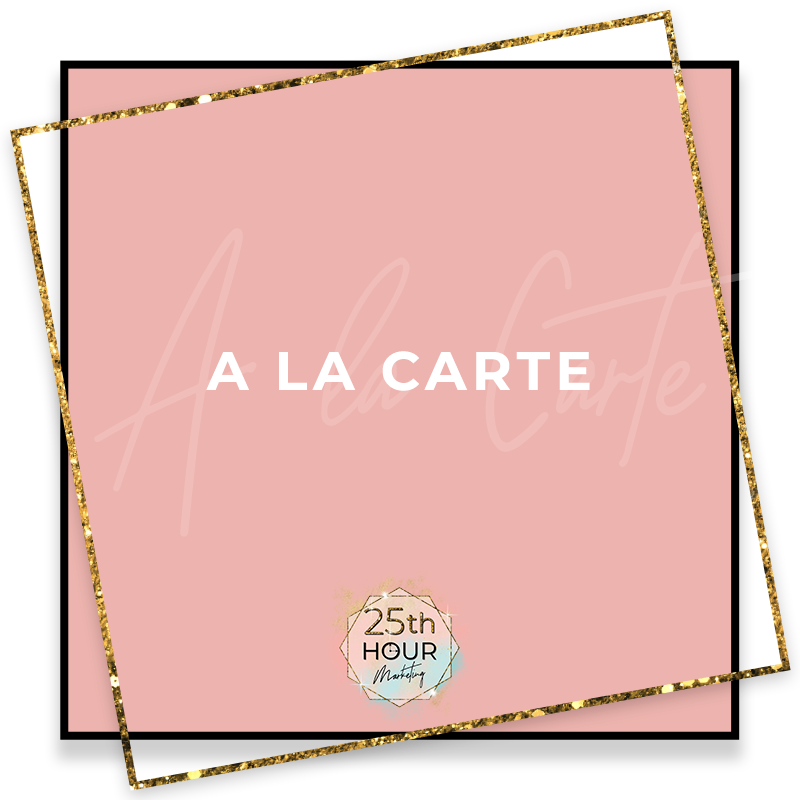 Social Media a la carte